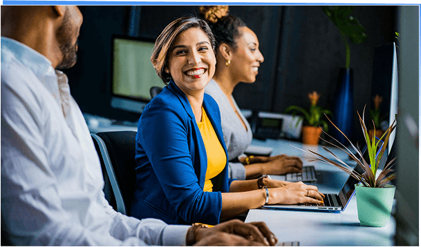 Team working together